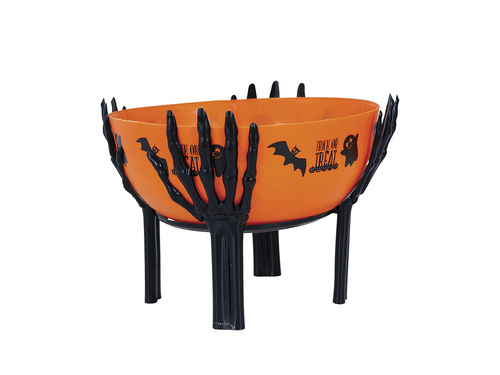 Miska na słodycze z podstawką na Halloween - 26 x 18 cm - 1 szt.