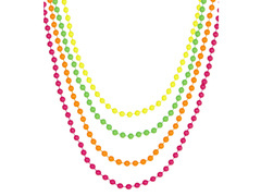 Zestaw naszyjników w stylu lat 80'tych - 4 szt.