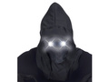 Czarny kaptur ze świecącymi oczami - 1 szt.