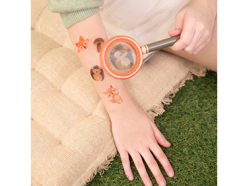 Tatuaże zmywalne Leśni przyjaciele - 20 szt.