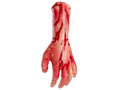 Dekoracja na halloween - zakrwawiona ręka - 33 cm - 1 szt.