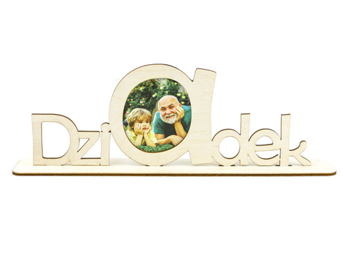 Napis Dziadek z miejscem na zdjęcie - 1 szt.