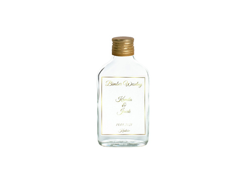 Personalizowane podziękowania dla gości - szklane buteleczki - 6 kpl.