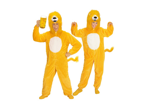 Pluszowy strój żółtego lwa