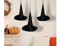 Dekoracja wisząca kapelusze czarownicy na Halloween - 3 szt.