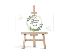 Plakat komunijny - I Komunia Święta - 70x33 cm