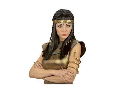 Egipska giętka opaska na ramię z wężem