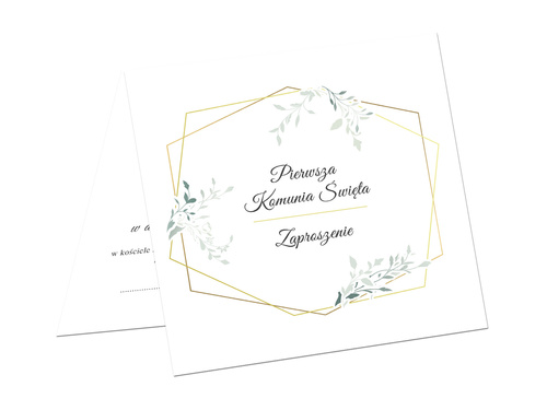 Zaproszenia na I Komunię Świętą - 6 szt.