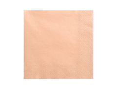 Serwetki papierowe łososiowe - 33 cm - 20 szt.