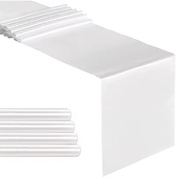 Satyna gładka - biała - 36 cm x 9 metrów