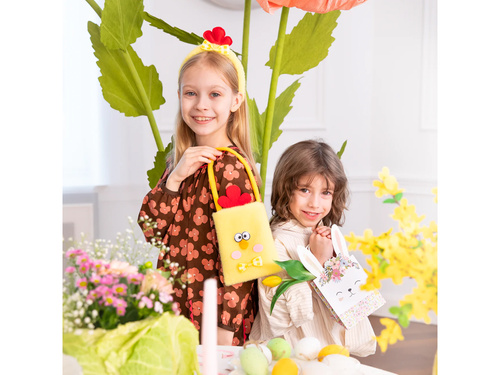 Torebka na prezent Zajączek - 14 x 13 cm - 1 szt.