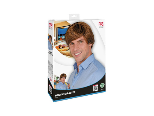 Brązowa peruka dla mężczyzny