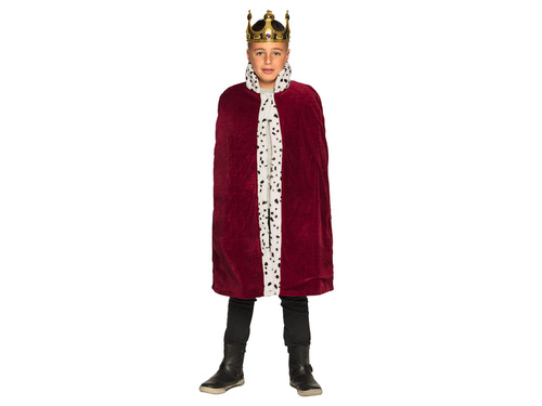 Kostium Peleryna króla bordowa dla dziecka
