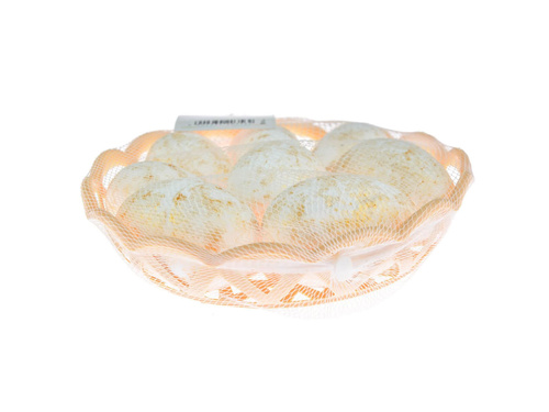 Jajka styropianowe w koszyczku złote - 8 szt.