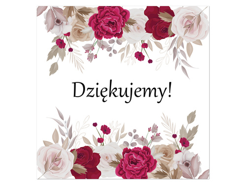 Naklejka na pudełko na koperty z życzeniami, prezentami - 1 szt.