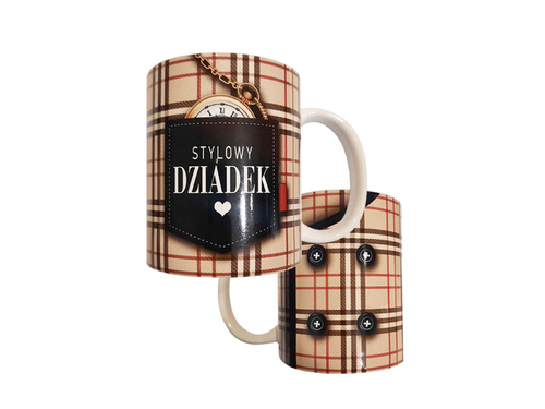 Kubek z napisem Stylowy Dziadek