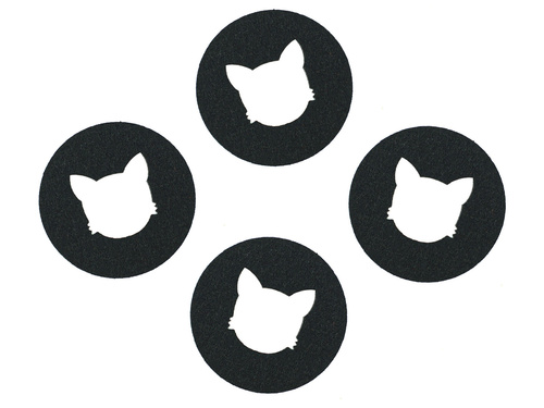 Podstawka pod kubek - Kot - 10 cm - 4 szt.