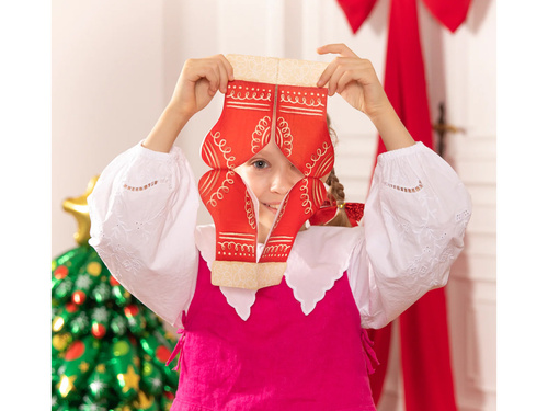 Serwetki bożonarodzeniowe Skarpetka - 10 szt.