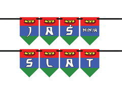 Baner flagi personalizowany Ninja - 500 cm