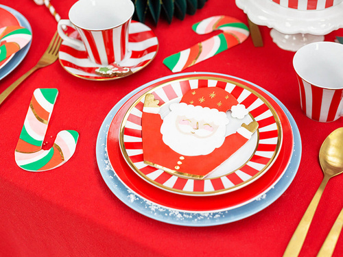 Serwetki bożonarodzeniowe Laska cukrowa - 20 szt.