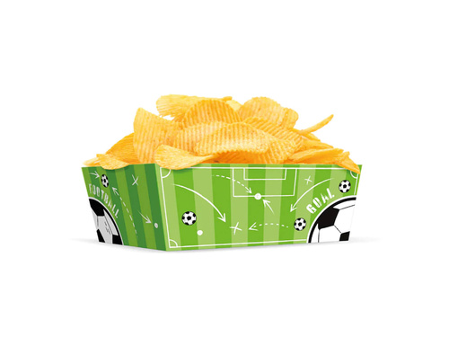Pudełka na chipsy Piłka Nożna - 3 szt.