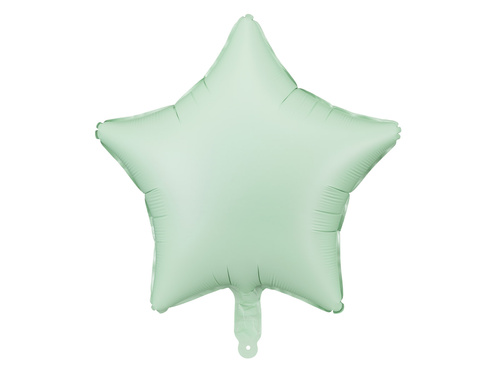 Balon foliowy gwiazda zielona - 48 cm - 1 szt.