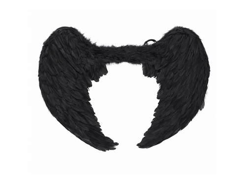 Skrzydła anioła czarne 96 x 75 cm