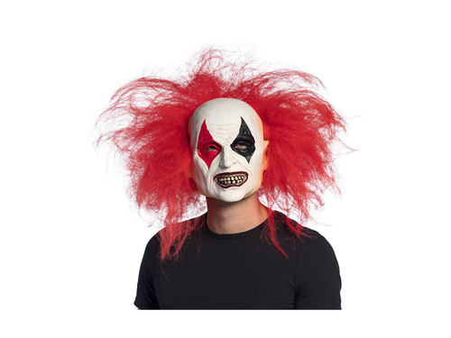 Maska lateksowa Rudy klaun