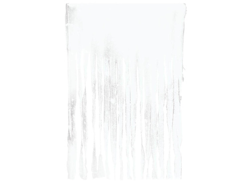 Biała kurtyna na drzwi na Halloween - 100 x 200 cm - 1 szt.