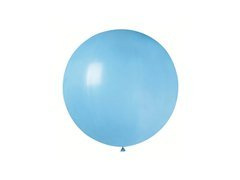 Balon olbrzym 85 cm średnicy - błękitny pastel - 1 szt.