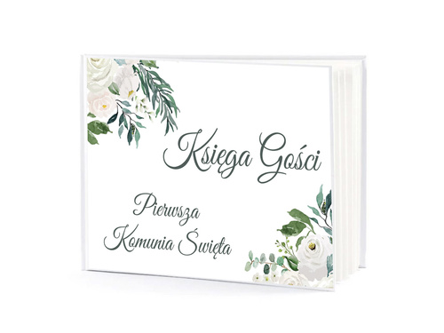 Księga gości na I Komunię Świętą - 50 kartek