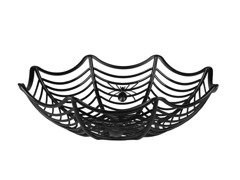 Koszyk czarny na Halloween - 27 cm - 1 szt.