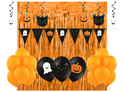 Zestaw Duszek, Kot i Dynia - 64 elementów