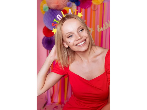 Opaska urodzinowa Sto Lat - 1 szt.