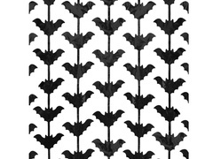 Kurtyna na halloween - zasłona na drzwi Nietoperze - 100 x 200 cm