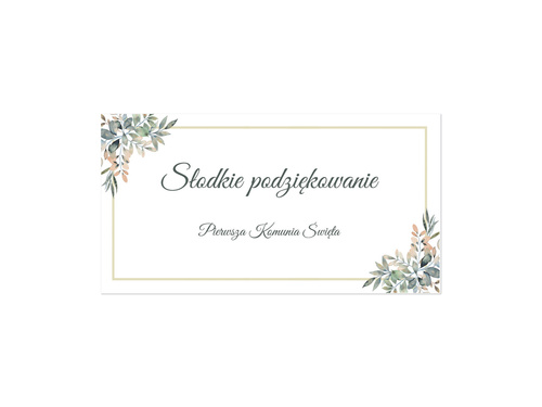 Naklejki na pudełka na ciasto - 30 szt.