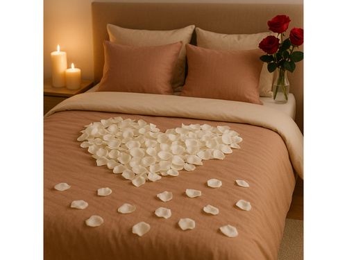 Płatki róż - białe - 500 szt.