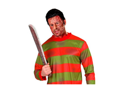 Zakrwawiona plastikowa maczeta - 56 cm