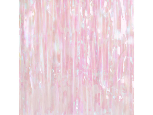 Kurtyna - zasłona na drzwi biała holograficzna - 100 x 250 cm