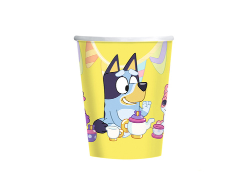 Kubeczki papierowe Bluey - 266 ml - 8 szt.
