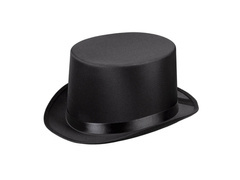 Kapelusz cylinder czarny - 1 szt.