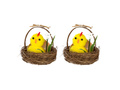 Kogucik Wielkanocny w Koszyku ze skorupką - 3 cm - 2 szt.
