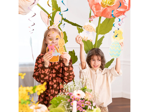 Dekoracja wisząca świderki Wielkanocne - 6 szt.