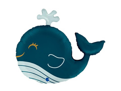 Balon foliowy Wielorybek - 68x56 cm - 1 szt.