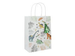 Torebki papierowe Dinozaury - 6 szt.