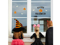 Naklejki na szybę Happy Halloween - 1 komplet