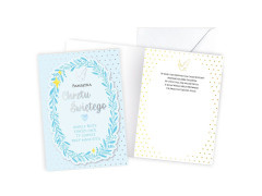 Pamiątka Chrztu Świętego - 14 x 19 cm - 1 szt.