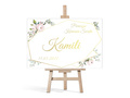 Plakat komunijny personalizowany - I Komunia Święta - 90x60 cm