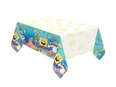 Obrus urodzinowy Spongebob Kanciastoporty - 120 x 180 cm - 1 szt.