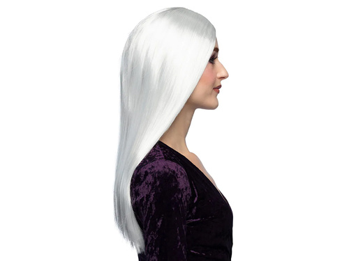 Peruka czarownicy biała - 1 szt.